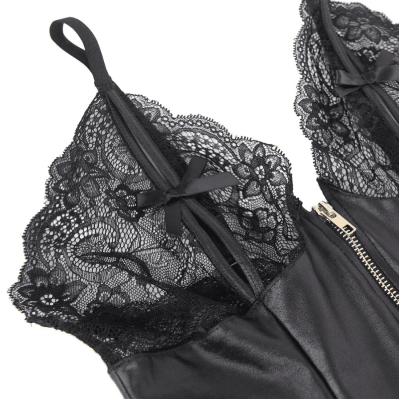 QUEEN LINGERIE - TEDDY MIT REISSVERSCHLUSS S/M - Vanelion Paradise