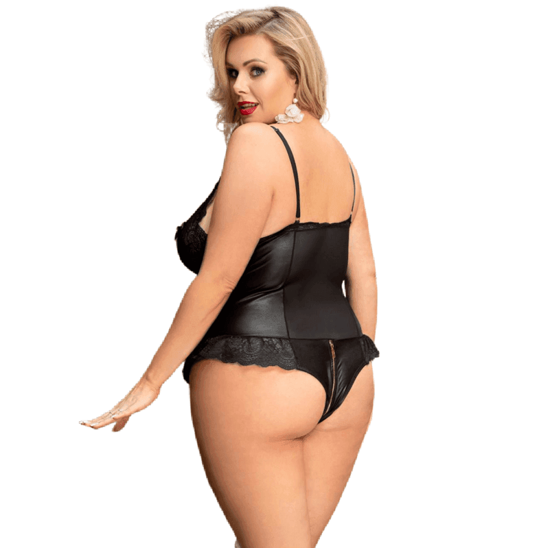 QUEEN LINGERIE - TEDDY MIT REISSVERSCHLUSS S/M - Vanelion Paradise