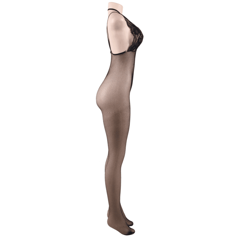 QUEEN LINGERIE - NETZ-BODYSTOCKING MIT ÖFFNUNG S/L - Vanelion Paradise