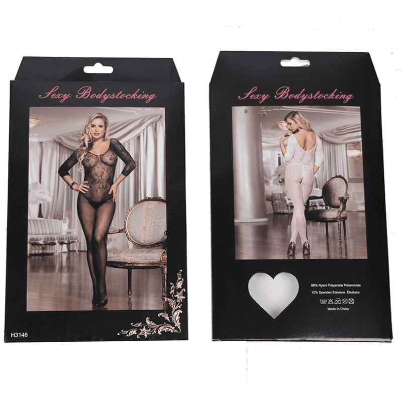 QUEEN LINGERIE - BODYSTOCKING MIT ÖFFNUNG LANGARM S/L - Vanelion Paradise