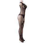 QUEEN LINGERIE - BODYSTOCKING MIT SCHMETTERLINGSBESTICKUNG S/L - Vanelion Paradise