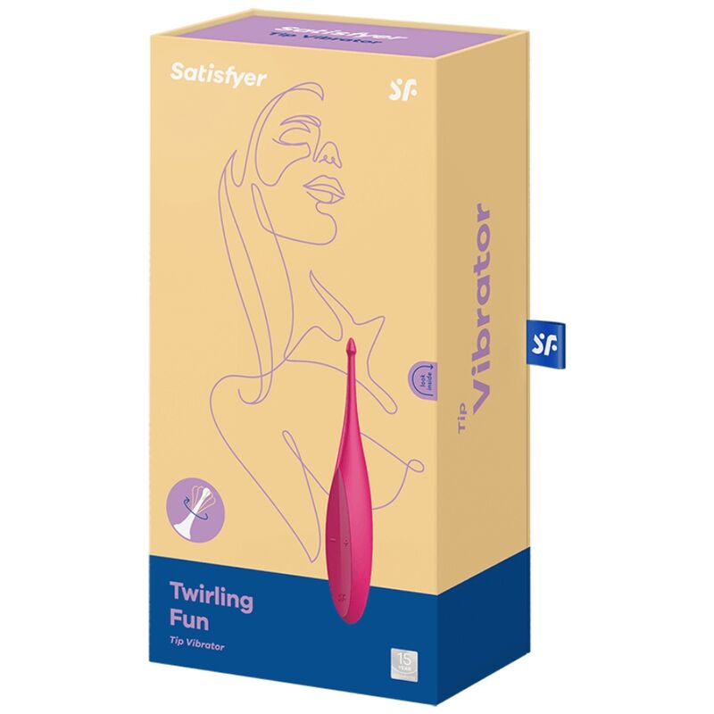 SATISFYER - TWIRLING FUN TIP VIBRATOR ROSA