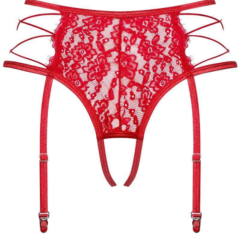 OBSESSIVE - STRUMPFGÜRTEL REDIOSA MIT ÖFFNUNG S/M - Vanelion Paradise