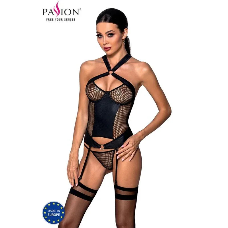 PASSION - AMANDA ÖKOLOGISCHES LEDERKORSETT S/M - Vanelion Paradise