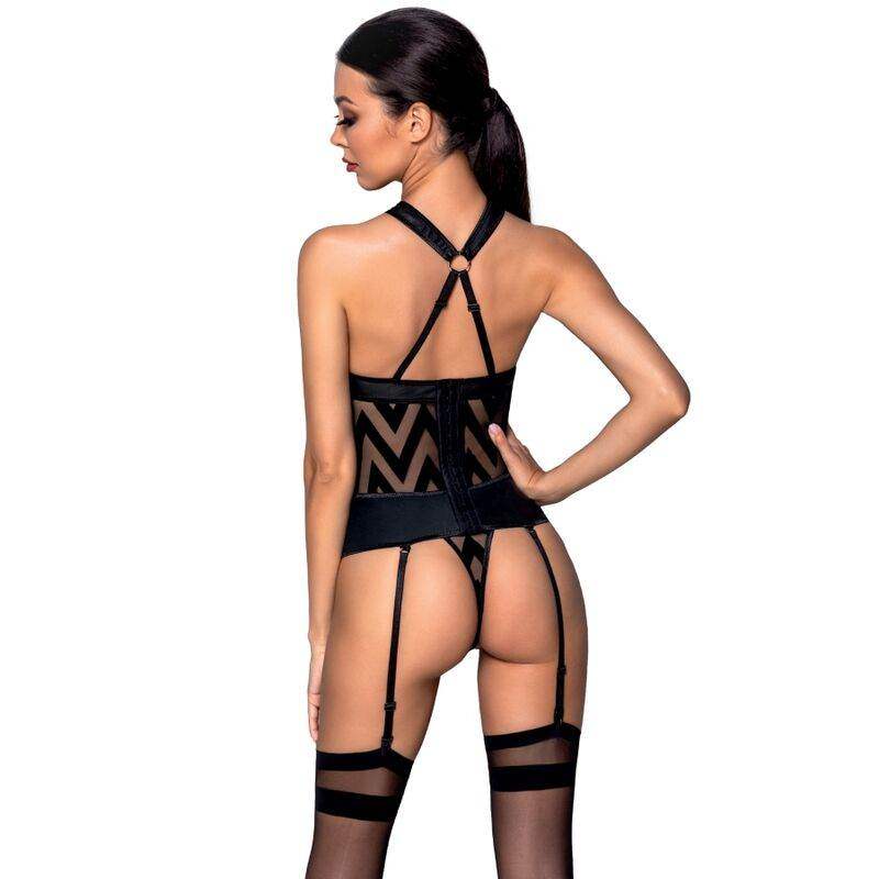 PASSION - HIMA KORSETT AUS ÖKOLOGISCHEM LEDER S/M - Vanelion Paradise