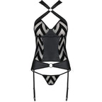 PASSION - HIMA KORSETT AUS ÖKOLOGISCHEM LEDER S/M - Vanelion Paradise