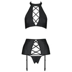 PASSION - NANCY ÖKOLOGISCHES LEDER-SET S/M - Vanelion Paradise