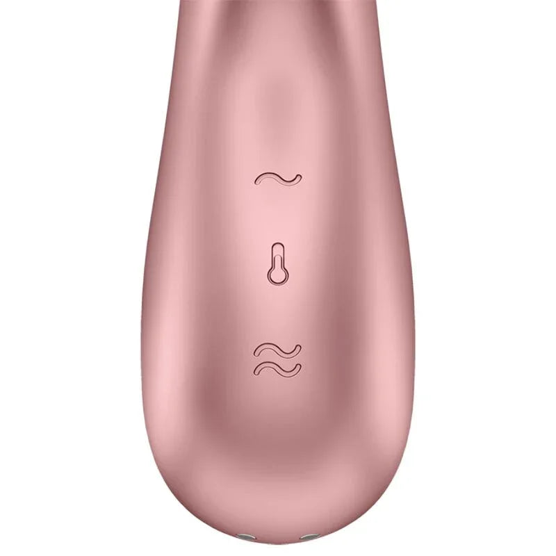 SATISFYER - HOT LOVER VIBRATOR ROSE & BEIGE - Vanelion Paradise
