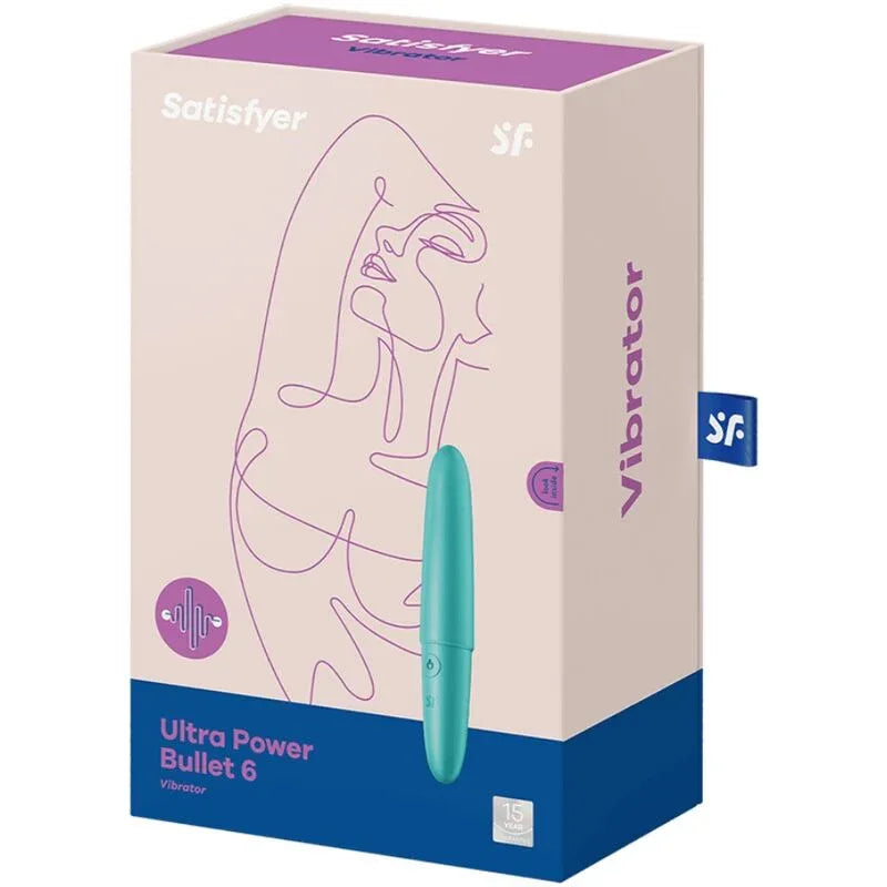 SATISFYER - ULTRA POWER BULLET 6 TÜRKIS - Vanelion Paradise