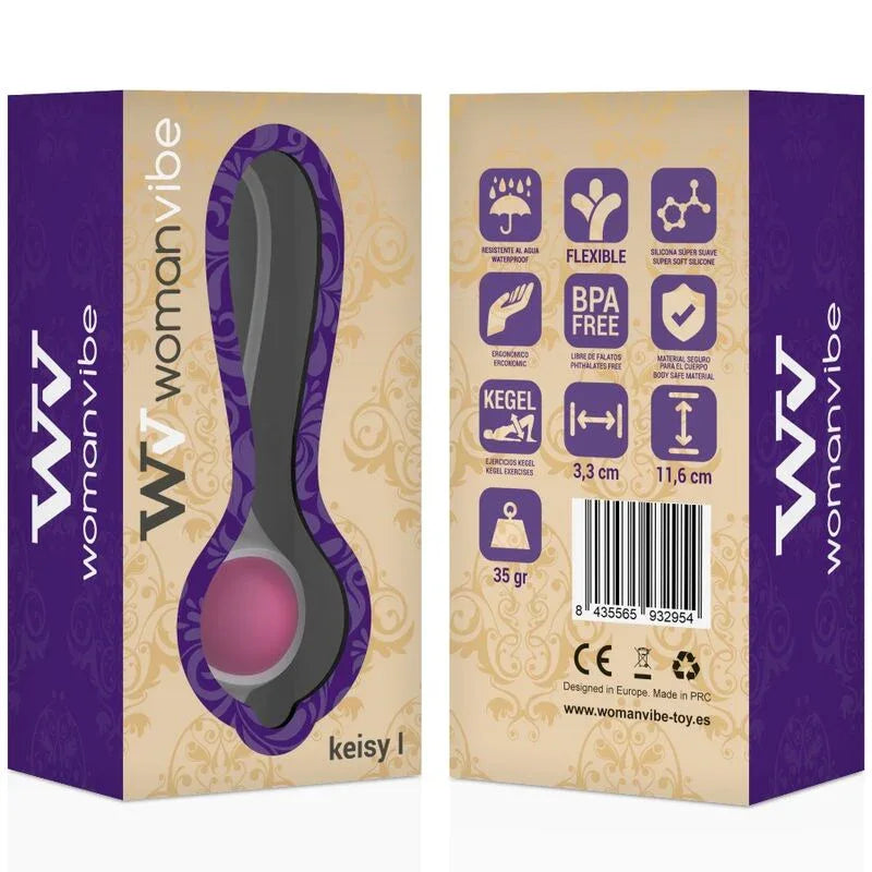 WOMANVIBE - KEISY I BALL GEISHA SILIKON - PINK - Vanelion Paradise