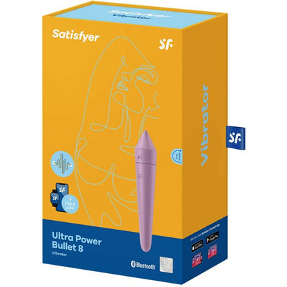 SATISFYER - ULTRA POWER BULLET 8 LILA