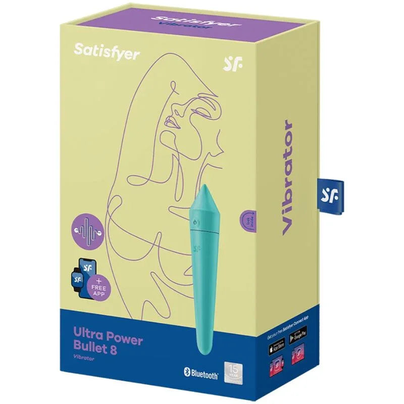 SATISFYER - ULTRA POWER BULLET 8 TÜRKIS - Vanelion Paradise