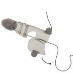 OHMAMA - Penis- und Hodenhülle mit 3 Motoren - Vanelion Paradise
