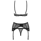 OBSESSIVE - BASITTA-SET DREITEILIG S/M - Vanelion Paradise