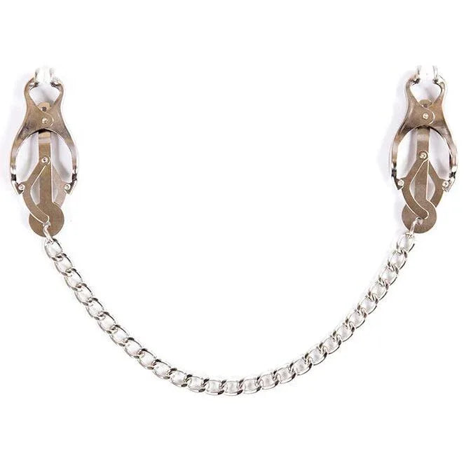 OHMAMA FETISH - METALLKLEMMEN MIT KETTE - Vanelion Paradise