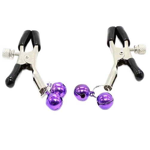 OHMAMA FETISH - NIPPELKLEMMEN MIT LILA GLOCKE - Vanelion Paradise