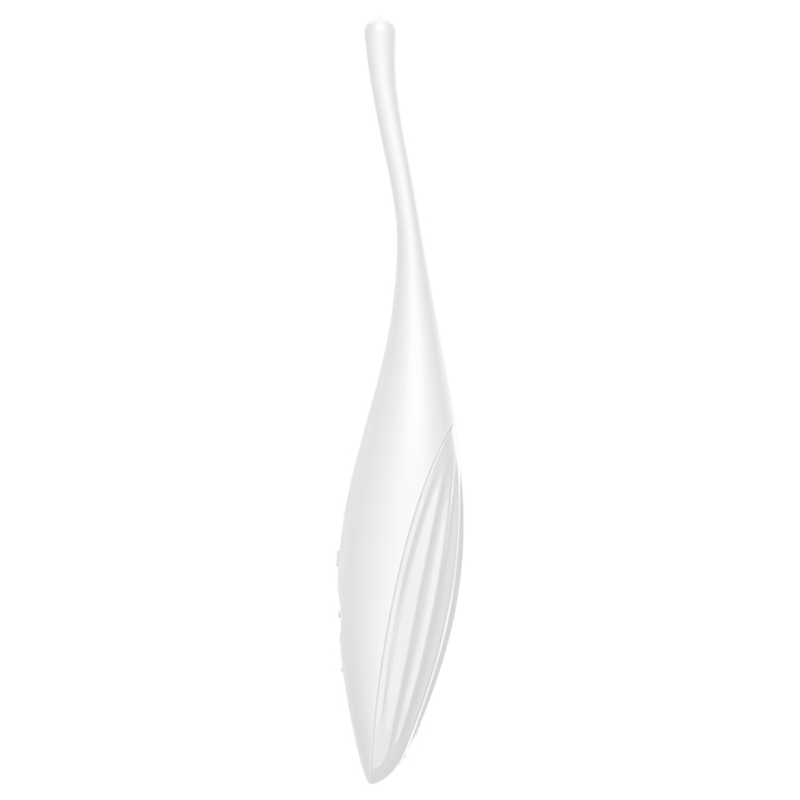 SATISFYER - TWIRLING JOY CLIT TIP VIBRATOR WEISS