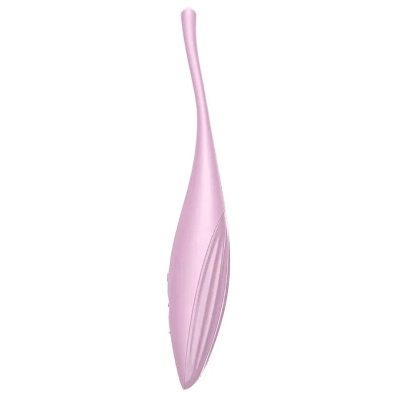 SATISFYER - TWIRLING JOY CLIT TIP VIBRATOR ROSA - Vanelion Paradise