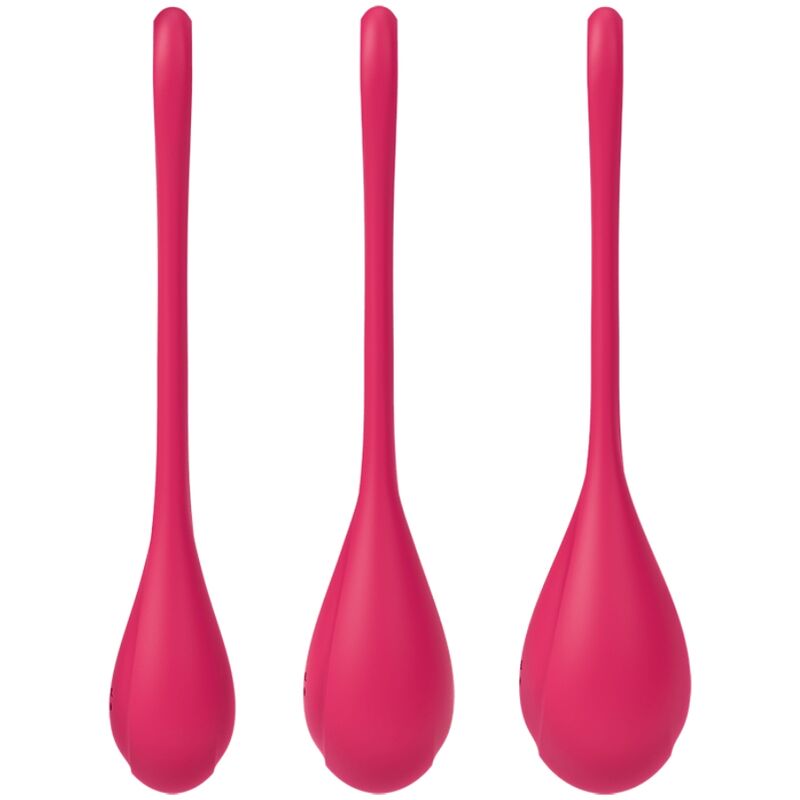 SATISFYER - YONI POWER 1 TRAININGSSET ROT