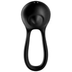 SATISFYER - MAJESTIC DUO RING VIBRATOR SCHWARZ - Vanelion Paradise