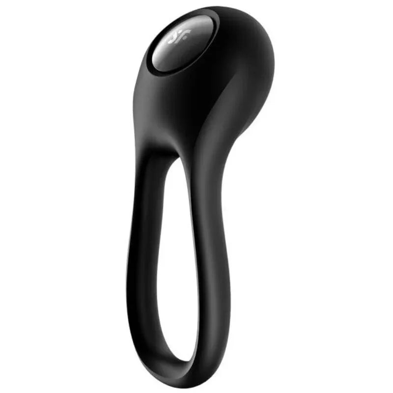 SATISFYER - MAJESTIC DUO RING VIBRATOR SCHWARZ - Vanelion Paradise