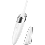 SATISFYER - TWIRLING DELIGHT CLIT TIP VIBRATOR WEISS - Vanelion Paradise