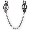 Japanische Nippelklemmen mit schwarzer Kette – nickelfrei | OHMAMA - Vanelion Paradise