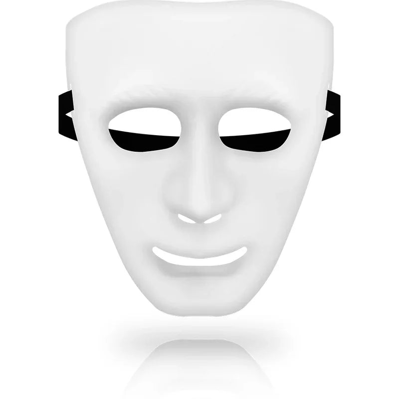 OHMAMA - MASKEN, WEISSE MASKE, EINE GRÖSSE - Vanelion Paradise
