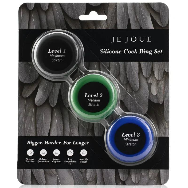JE JOUE - SILIKON-SET SILIKON-PENISRINGE - Vanelion Paradise