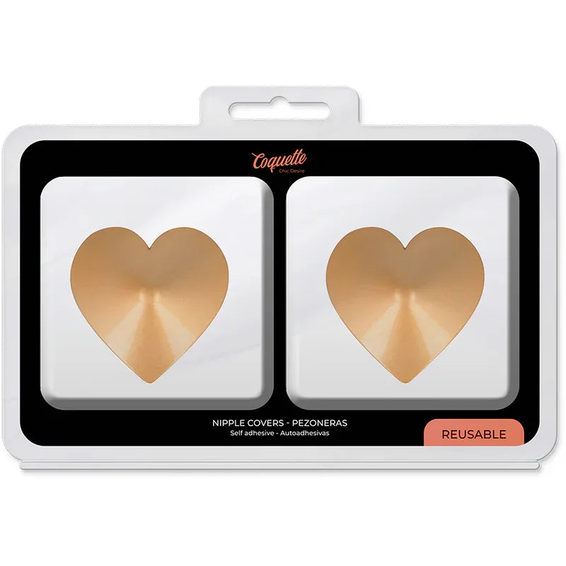 COQUETTE CHIC DESIRE - NIPPELABDECKUNGEN GOLDENE HERZEN - Vanelion Paradise