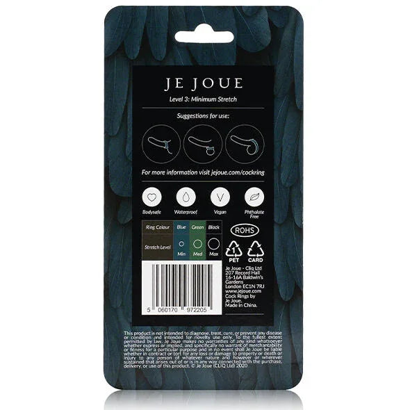 JE JOUE - BLAUER SILIKONRING - MINIMALE STRANGULATION - Vanelion Paradise