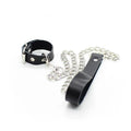 OHMAMA FETISH - PENIS-HALSKETTE UND LEDERARMBAND MIT METALLKETTE - Vanelion Paradise