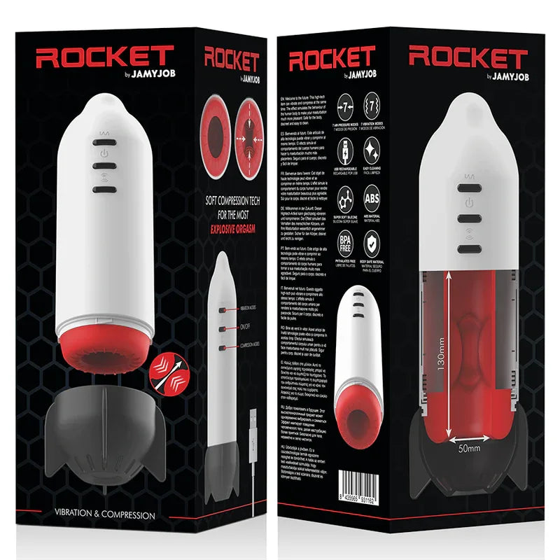 JAMYJOB - ROCKET MASTURBATOR SOFT COMPRESSION TECH UND VIBRATION - Vanelion Paradise