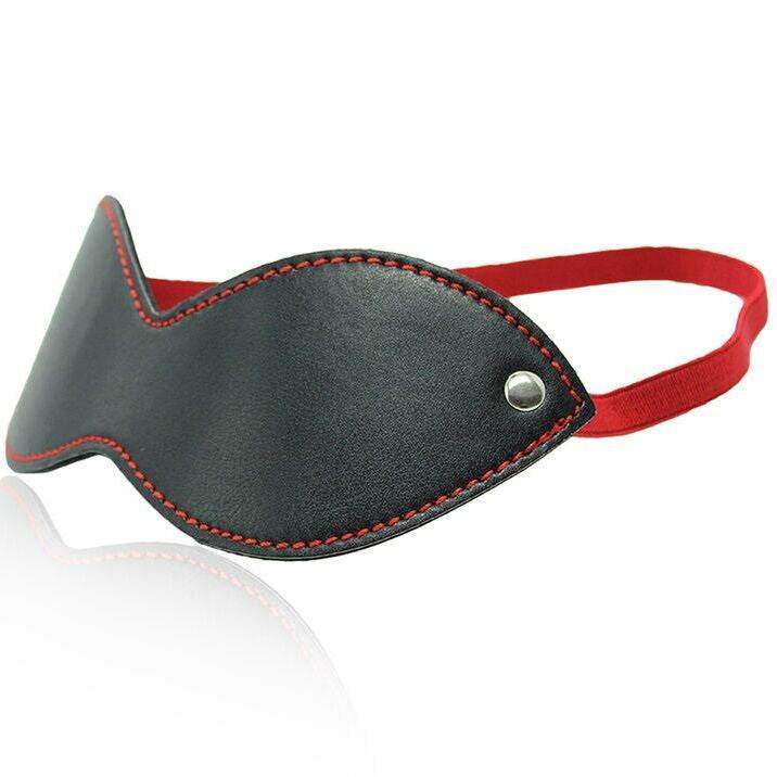 OHMAMA FETISH - SCHWARZ-ROTE MASKE MIT KLEMMEN - Vanelion Paradise