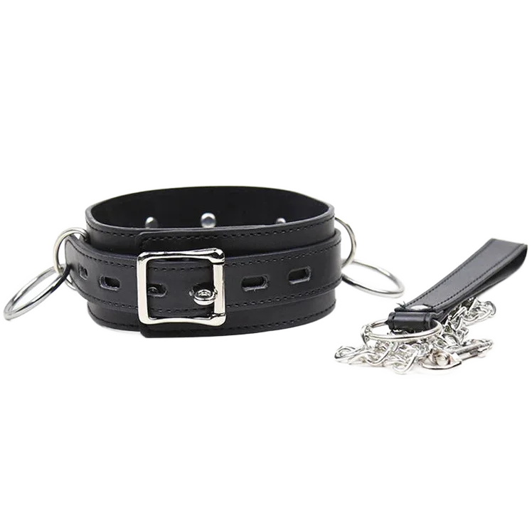 OHMAMA FETISH - SUBMISSION-HALSKETTE MIT 3 RINGEN - Vanelion Paradise