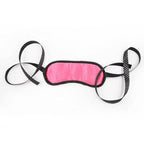 OHMAMA FETISH - BONDAGE-SET AUS HANDSCHELLEN, PEITSCHE UND MASKE - Vanelion Paradise