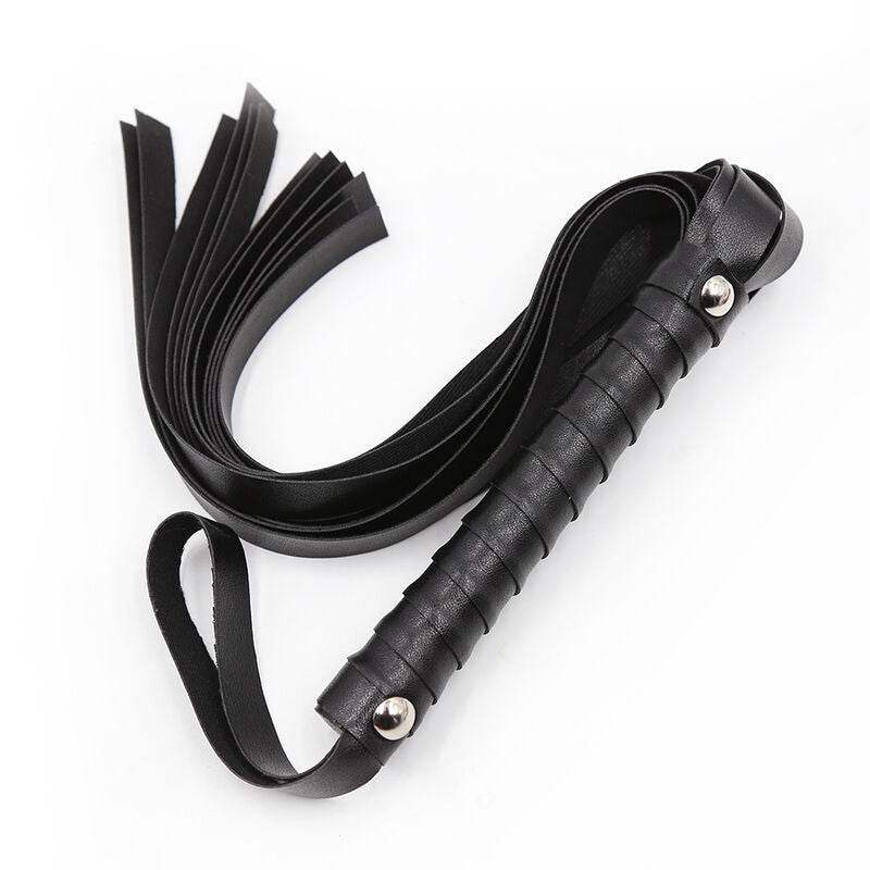 OHMAMA FETISH - BONDAGE-SET AUS HANDSCHELLEN, PEITSCHE UND MASKE - Vanelion Paradise