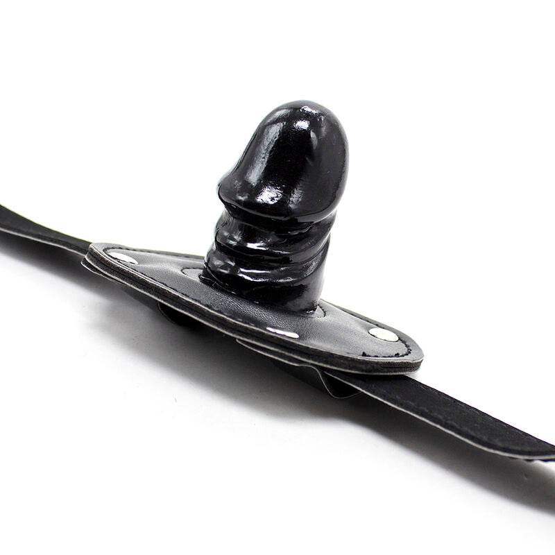 OHMAMA FETISH - TPE PENIS GAG MIT VORHÄNGESCHLOSS - Vanelion Paradise