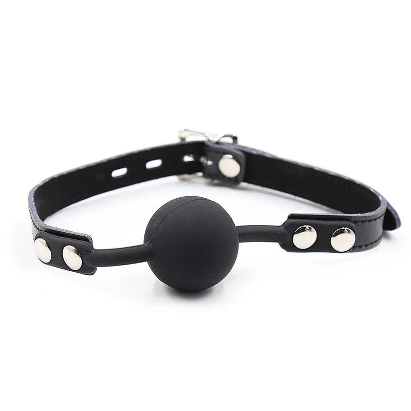 OHMAMA Silikon-Ballgag mit Schloss – verstellbar & körpersicher - Vanelion Paradise