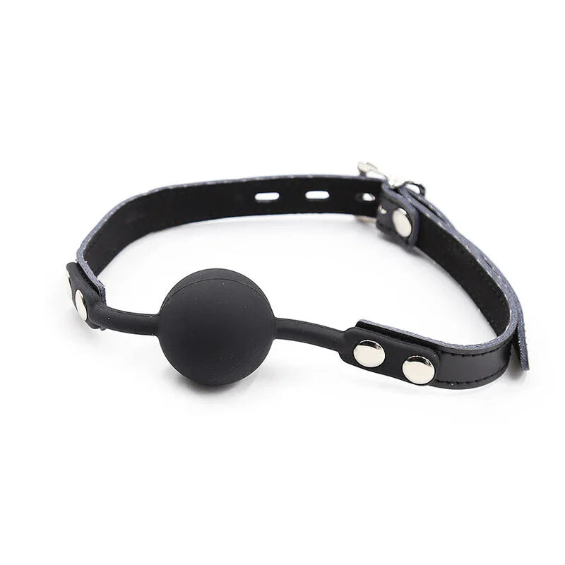 OHMAMA Silikon-Ballgag mit Schloss – verstellbar & körpersicher - Vanelion Paradise