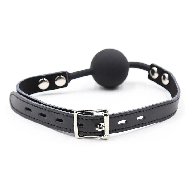 OHMAMA Silikon-Ballgag mit Schloss – verstellbar & körpersicher - Vanelion Paradise