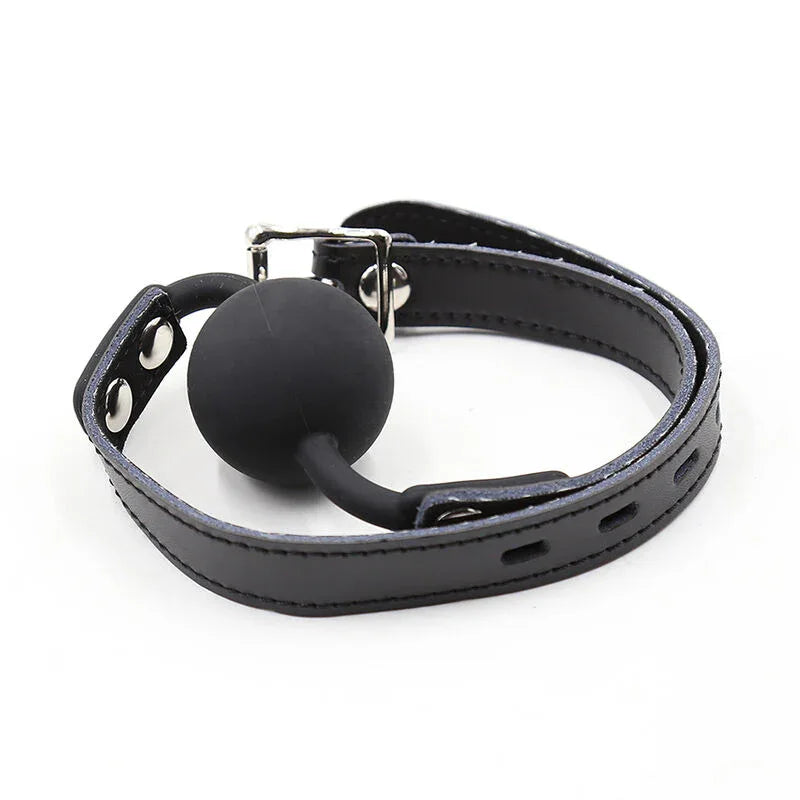 OHMAMA Silikon-Ballgag mit Schloss – verstellbar & körpersicher - Vanelion Paradise