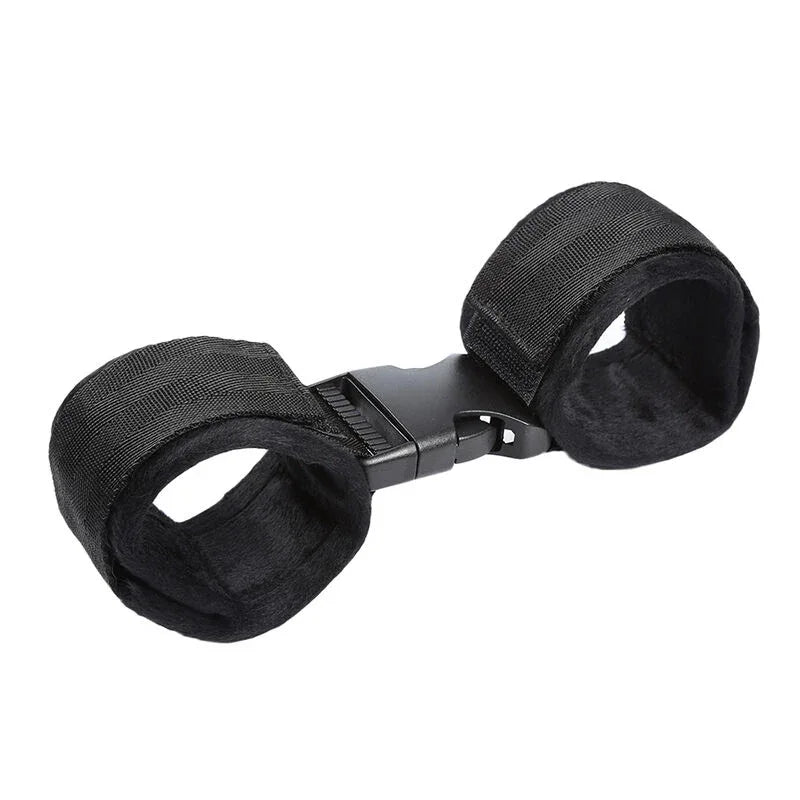 OHMAMA FETISH - HANDGELENKFesselN AUS NYLON MIT HAKEN- UND SCHLEIFENVERSCHLUSS - Vanelion Paradise