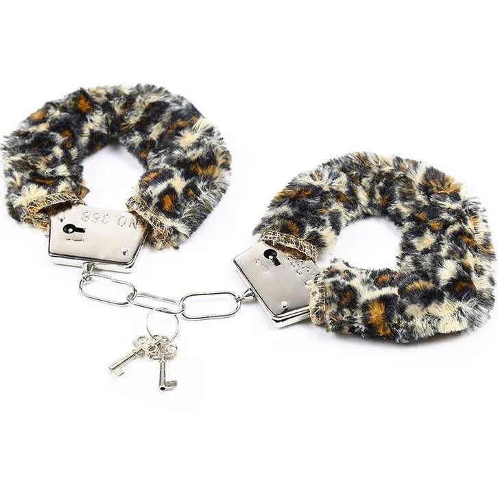 OHMAMA FETISH - SAMT FURLINED METALL HANDGELENK-MANSCHETTEN - Vanelion Paradise