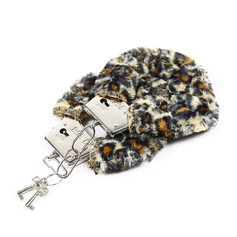 OHMAMA FETISH - SAMT FURLINED METALL HANDGELENK-MANSCHETTEN - Vanelion Paradise