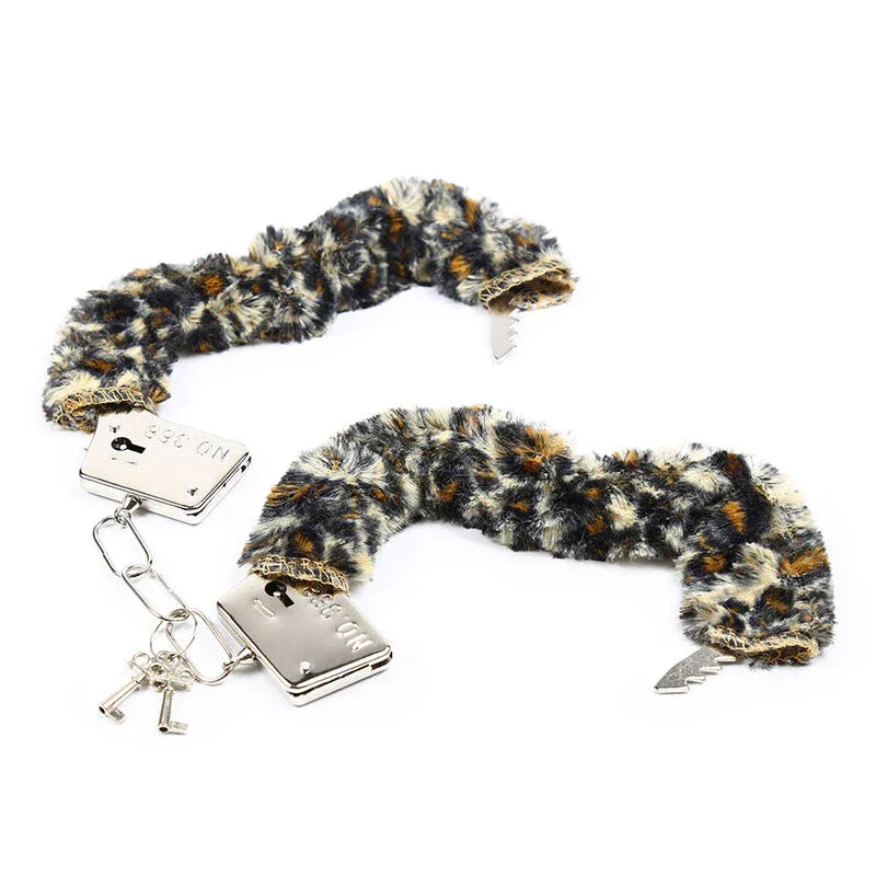 OHMAMA FETISH - SAMT FURLINED METALL HANDGELENK-MANSCHETTEN - Vanelion Paradise