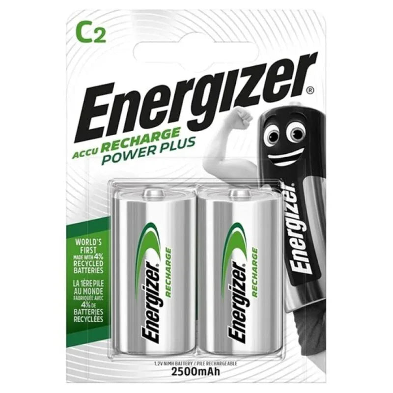 ENERGIZER - POWER PLUS WIEDERAUFLADBARE BATTERIE HR14 C 2500 mAh 2 EINHEIT - Vanelion Paradise