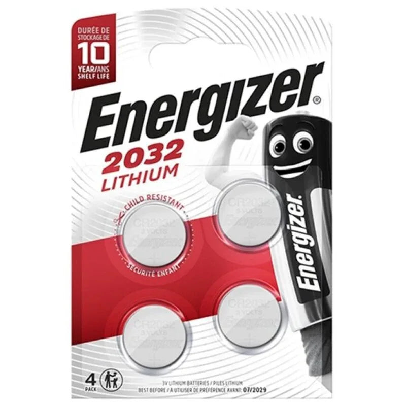 ENERGIZER - BATTERIE LITHIUM TASTE CR2032 3V 4 EINHEIT - Vanelion Paradise