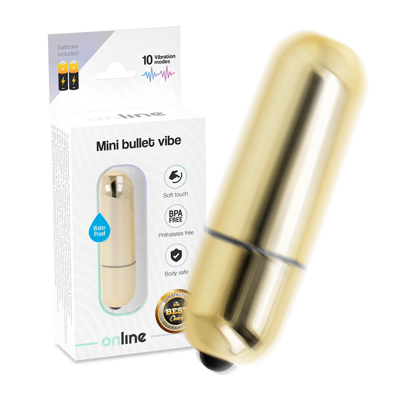 ONLINE - MINI GOLDENE VIBRATIONSKUGEL