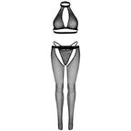 LEG AVENUE - FISCHNETZTOP, G-STRING UND STRUMPFHOSE - Vanelion Paradise